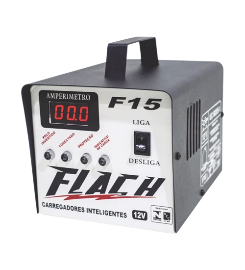 Carregador Inteligente de Bateria - FLACH F15